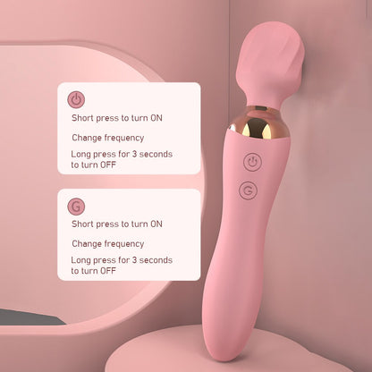 เครื่องสั่นสำหรับผู้หญิง Wand Av Stick Dildo Vibrator เซ็กซ์ทอยสำหรับผู้หญิงผู้ใหญ่ของเล่น Clitoris Stimulator G Spot Massager เซ็กซี่สินค้า