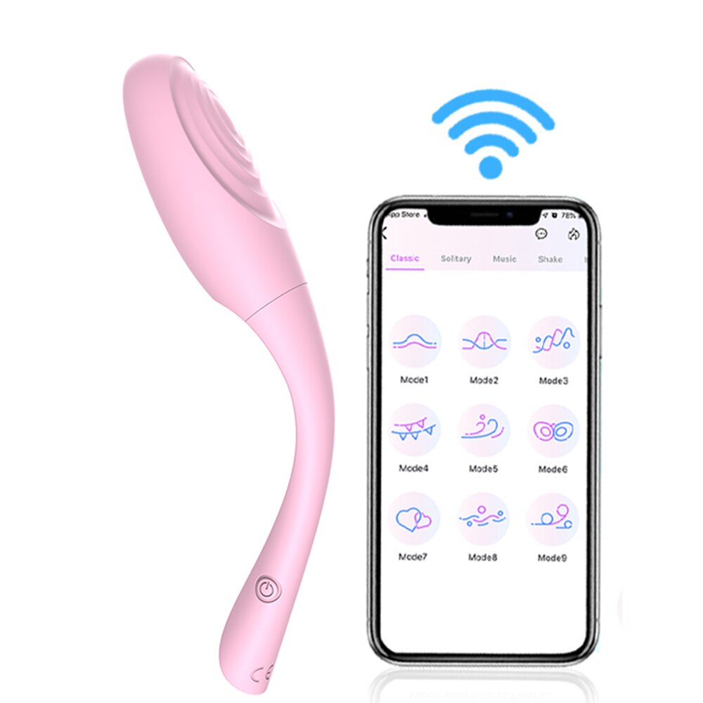 Wireless Bluetooth for Women  APP Remote Long Distance Control Dildo G Spot Massage Vibrator Female  Magic Vibrating Egg Sex Toy
