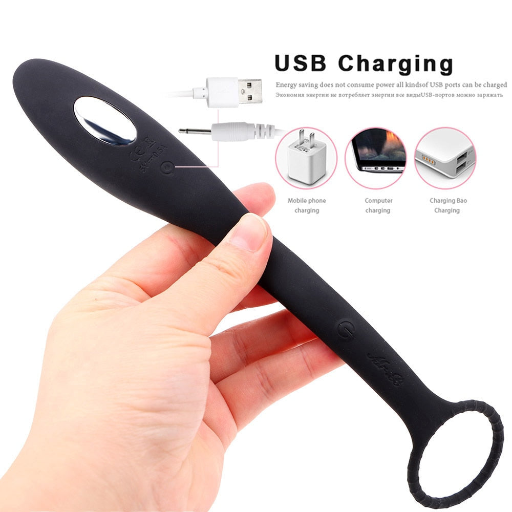 Wireless Remote Control Electric Shock Prostate Massager Gay Sex Toys Anal Plug Butt Plug Vibrator with Ring Anal Toy for Men