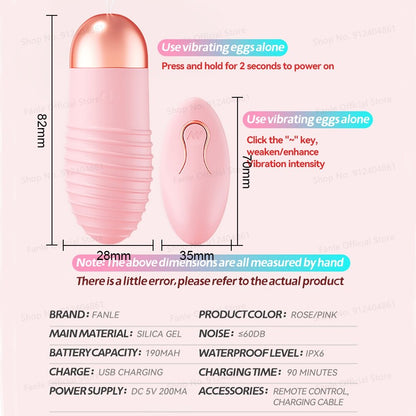 Wireless Remote กางเกงกระชับรูปร่าง Vibrator สำหรับผู้หญิง Vibrating ไข่ช่องคลอดหญิง Masturbator G Spot เซ็กซ์ทอยสำหรับผู้ใหญ่