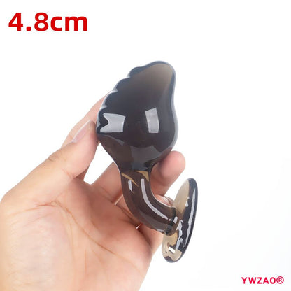 YWZAO G78 ตะขอทวารหนัก จุกเสียบก้น ของเล่นทวารหนักขนาด XXL สำหรับผู้ชาย ของเล่นทวารหนักสำหรับเกย์ จุกเสียบก้น ส่วนผสม หางทวารหนักเซ็กซ์ จุกเสียบก้นขนาดใหญ่สำหรับผู้หญิง