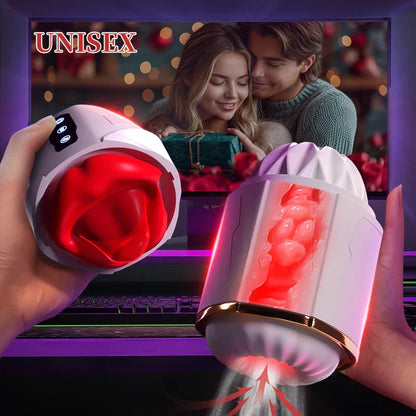 Yeain Sex toys Men Automatic Masturbation Cup Adult Sexy Toy Tongue Licking Sucking Vibrating Penis Trainer Heated Masturbator