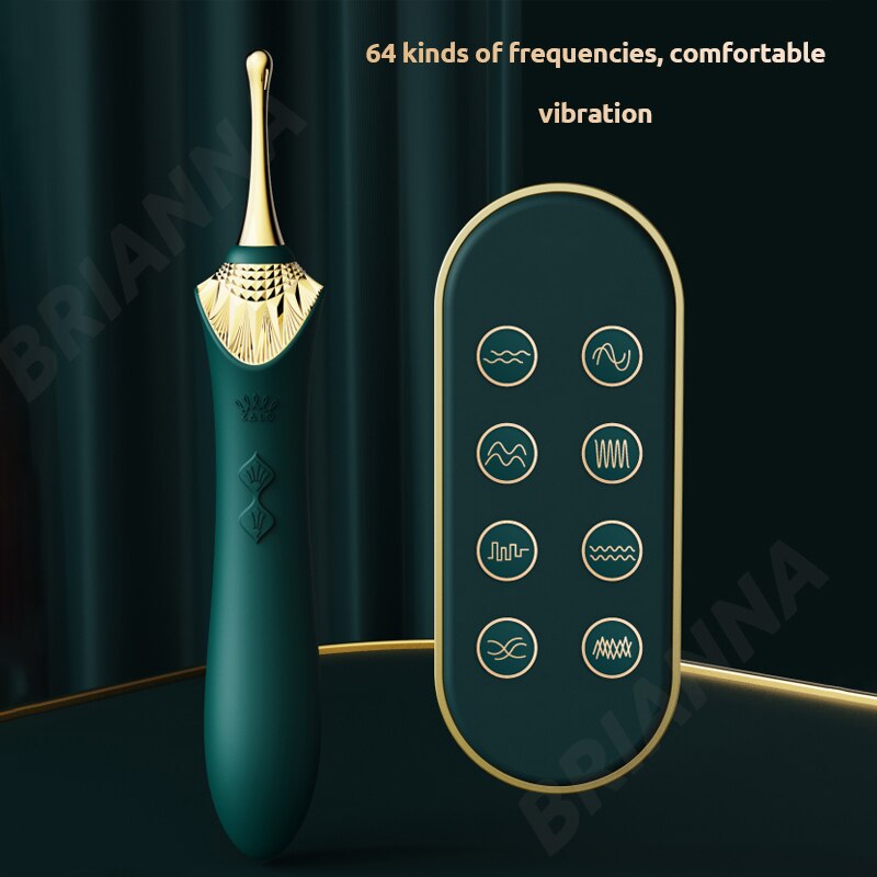 ZALO BESS 2.0G-Spot Vibrator ซิลิโคนกระตุ้น Clitoral Usb คู่มอเตอร์ Retro Massager ผู้ใหญ่เซ็กซ์ทอยสำหรับสตรี