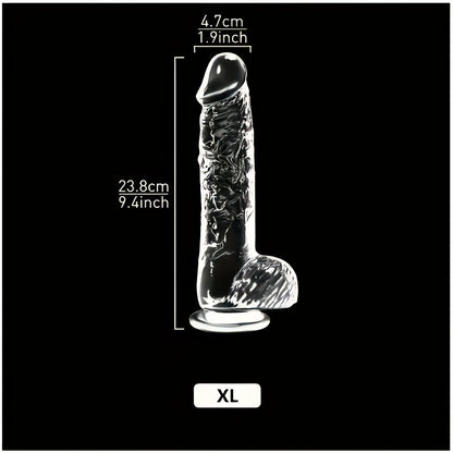 5 Sizes Transparent Soft Jelly Dildo Realistic Fake Dick Penis Sucker Butt Plug Sex Toys for Woman Men Vagina Anal Sex Toys