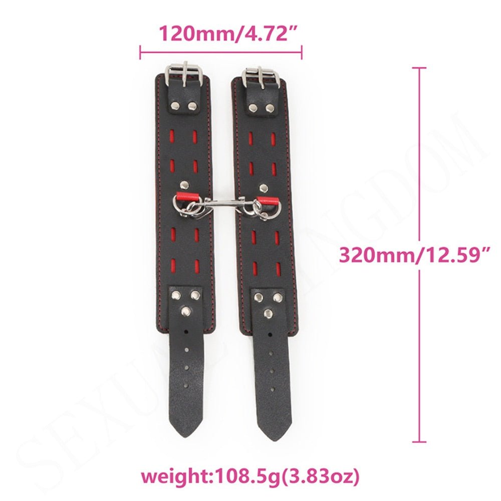 Adjustable Leather Handcuffs and Shackles BDSM Bondage Bundling Femdom Fun Adult Sex Bondage Sex Toys for Woman Couples - My StoreAdjustable Leather Handcuffs and Shackles BDSM Bondage Bundling Femdom Fun Adult Sex Bondage Sex Toys for Woman Couples33sextoysMy StoreChina-BlackTHBlackAdjustable Leather Handcuffs and Shackles BDSM Bondage Bundling Femdom Fun Adult Sex Bondage Sex Toys for Woman Couples