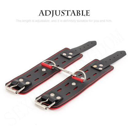 Adjustable Leather Handcuffs and Shackles BDSM Bondage Bundling Femdom Fun Adult Sex Bondage Sex Toys for Woman Couples - My StoreAdjustable Leather Handcuffs and Shackles BDSM Bondage Bundling Femdom Fun Adult Sex Bondage Sex Toys for Woman Couples33sextoysMy StoreChina-BlackTHBlackAdjustable Leather Handcuffs and Shackles BDSM Bondage Bundling Femdom Fun Adult Sex Bondage Sex Toys for Woman Couples