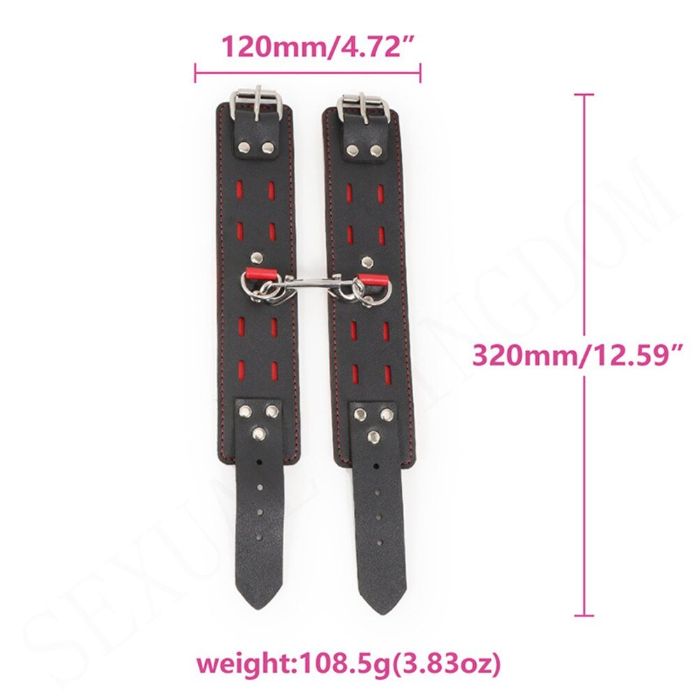 Adjustable Leather Handcuffs and Shackles BDSM Bondage Bundling Femdom Fun Adult Sex Bondage Sex Toys for Woman Couples - My StoreAdjustable Leather Handcuffs and Shackles BDSM Bondage Bundling Femdom Fun Adult Sex Bondage Sex Toys for Woman Couples33sextoysMy StoreChina-BlackTHBlackAdjustable Leather Handcuffs and Shackles BDSM Bondage Bundling Femdom Fun Adult Sex Bondage Sex Toys for Woman Couples
