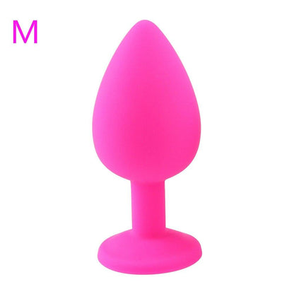 Adult Game Silicone Anal Plug Jewelry Dildo Vibrator Sex Toys for Woman Prostate Massager Bullet Vibrador Butt Plug For Men Gay - My StoreAdult Game Silicone Anal Plug Jewelry Dildo Vibrator Sex Toys for Woman Prostate Massager Bullet Vibrador Butt Plug For Men Gay33sextoysMy StoreHH43-Pink-MPink - MAdult Game Silicone Anal Plug Jewelry Dildo Vibrator Sex Toys for Woman Prostate Massager Bullet Vibrador Butt Plug For Men Gay