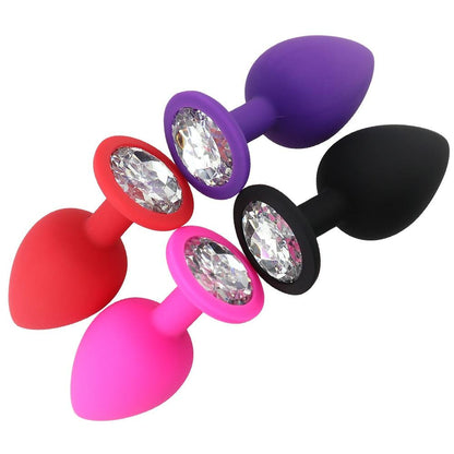 Adult Game Silicone Anal Plug Jewelry Dildo Vibrator Sex Toys for Woman Prostate Massager Bullet Vibrador Butt Plug For Men Gay - My StoreAdult Game Silicone Anal Plug Jewelry Dildo Vibrator Sex Toys for Woman Prostate Massager Bullet Vibrador Butt Plug For Men Gay33sextoysMy StoreHH43-Red-SRed - SAdult Game Silicone Anal Plug Jewelry Dildo Vibrator Sex Toys for Woman Prostate Massager Bullet Vibrador Butt Plug For Men Gay