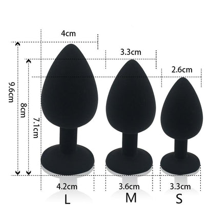 Adult Game Silicone Anal Plug Jewelry Dildo Vibrator Sex Toys for Woman Prostate Massager Bullet Vibrador Butt Plug For Men Gay - My StoreAdult Game Silicone Anal Plug Jewelry Dildo Vibrator Sex Toys for Woman Prostate Massager Bullet Vibrador Butt Plug For Men Gay33sextoysMy StoreHH43-Red-SRed - SAdult Game Silicone Anal Plug Jewelry Dildo Vibrator Sex Toys for Woman Prostate Massager Bullet Vibrador Butt Plug For Men Gay