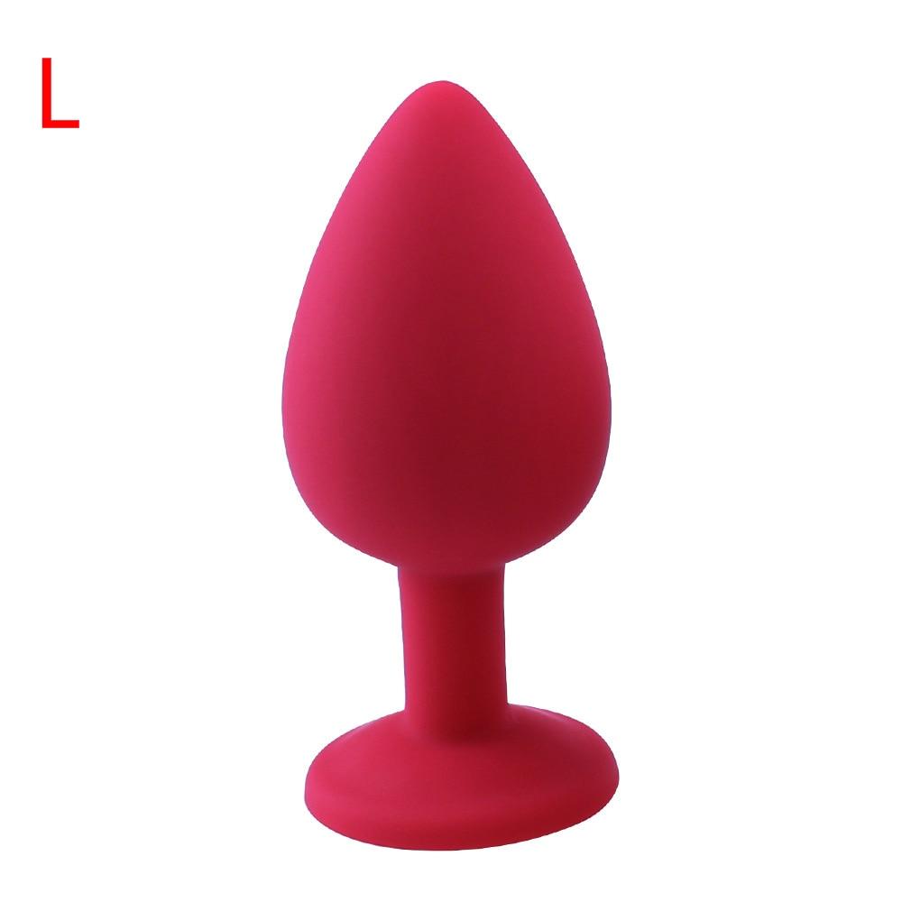 Adult Game Silicone Anal Plug Jewelry Dildo Vibrator Sex Toys for Woman Prostate Massager Bullet Vibrador Butt Plug For Men Gay - My StoreAdult Game Silicone Anal Plug Jewelry Dildo Vibrator Sex Toys for Woman Prostate Massager Bullet Vibrador Butt Plug For Men Gay33sextoysMy StoreHH43-Red-LRed - LAdult Game Silicone Anal Plug Jewelry Dildo Vibrator Sex Toys for Woman Prostate Massager Bullet Vibrador Butt Plug For Men Gay