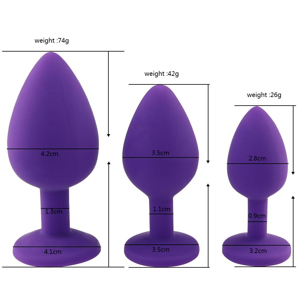 Adult Game Silicone Anal Plug Jewelry Dildo Vibrator Sex Toys for Woman Prostate Massager Bullet Vibrador Butt Plug For Men Gay - My StoreAdult Game Silicone Anal Plug Jewelry Dildo Vibrator Sex Toys for Woman Prostate Massager Bullet Vibrador Butt Plug For Men Gay33sextoysMy StoreHH43-Red-SRed - SAdult Game Silicone Anal Plug Jewelry Dildo Vibrator Sex Toys for Woman Prostate Massager Bullet Vibrador Butt Plug For Men Gay