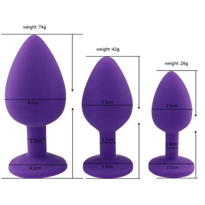 Adult Game Silicone Anal Plug Jewelry Dildo Vibrator Sex Toys for Woman Prostate Massager Bullet Vibrador Butt Plug For Men Gay - My StoreAdult Game Silicone Anal Plug Jewelry Dildo Vibrator Sex Toys for Woman Prostate Massager Bullet Vibrador Butt Plug For Men Gay33sextoysMy StoreHH43-Red-SRed - SAdult Game Silicone Anal Plug Jewelry Dildo Vibrator Sex Toys for Woman Prostate Massager Bullet Vibrador Butt Plug For Men Gay