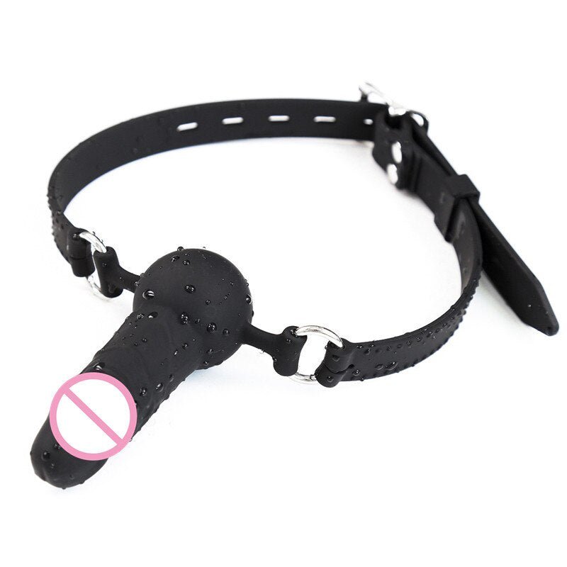 Adult Games Strapon Dildo Head Strap on Sex Toys for Couples Silicone Dildos Oral Fixation SM Bondage Realistic Penis Mouth Gag - My StoreAdult Games Strapon Dildo Head Strap on Sex Toys for Couples Silicone Dildos Oral Fixation SM Bondage Realistic Penis Mouth Gag33sextoysMy StoreFull silicone styleFull silicone styleAdult Games Strapon Dildo Head Strap on Sex Toys for Couples Silicone Dildos Oral Fixation SM Bondage Realistic Penis Mouth Gag
