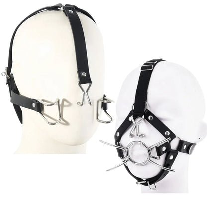 Adult Leather Head Bondage Harness Hood Mask with Metal Restraint Nose Hook Erotic Gadget for Couple BDSM Interactive Sex Toys - My StoreAdult Leather Head Bondage Harness Hood Mask with Metal Restraint Nose Hook Erotic Gadget for Couple BDSM Interactive Sex Toysthai - adultMy StoreAAdult Leather Head Bondage Harness Hood Mask with Metal Restraint Nose Hook Erotic Gadget for Couple BDSM Interactive Sex Toys