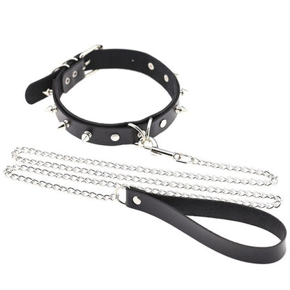 Adults Sexy Toy Erotic Faux Leather BDSM Choker Rivet Neck Collar Traction Rope Bondage Restraint Sex Toys for Couple Game - My StoreAdults Sexy Toy Erotic Faux Leather BDSM Choker Rivet Neck Collar Traction Rope Bondage Restraint Sex Toys for Couple Game33sextoysMy StoreBlackBlackAdults Sexy Toy Erotic Faux Leather BDSM Choker Rivet Neck Collar Traction Rope Bondage Restraint Sex Toys for Couple Game