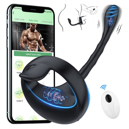 แหวนอวัยวะเพศชาย Anal Butt Plug ชายต่อมลูกหมากนวด App รีโมทคอนโทรลไร้สายระยะไกล Cockring Vibrator Masturbator ผู้ใหญ่เซ็กซ์ทอยสำหรับชาย - My Storeแหวนอวัยวะเพศชาย Anal Butt Plug ชายต่อมลูกหมากนวด App รีโมทคอนโทรลไร้สายระยะไกล Cockring Vibrator Masturbator ผู้ใหญ่เซ็กซ์ทอยสำหรับชายthai - adultMy StoreTHAPP Controlแหวนอวัยวะเพศชาย Anal Butt Plug ชายต่อมลูกหมากนวด App รีโมทคอนโทรลไร้สายระยะไกล Cockring Vibrator Masturbator ผู้ใหญ่เซ็กซ์ทอยสำหรับชาย