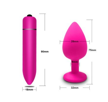 Anal Plug Butt Sex Toys for Women Men Soft Silicone Prostate Massager Mini Erotic Bullet Vibrator Anal Toys for Adults 18 - My StoreAnal Plug Butt Sex Toys for Women Men Soft Silicone Prostate Massager Mini Erotic Bullet Vibrator Anal Toys for Adults 1833sextoysMy StoreAP-L-PKAP - L - PKAnal Plug Butt Sex Toys for Women Men Soft Silicone Prostate Massager Mini Erotic Bullet Vibrator Anal Toys for Adults 18