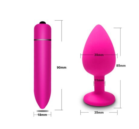 Anal Plug Butt Sex Toys for Women Men Soft Silicone Prostate Massager Mini Erotic Bullet Vibrator Anal Toys for Adults 18 - My StoreAnal Plug Butt Sex Toys for Women Men Soft Silicone Prostate Massager Mini Erotic Bullet Vibrator Anal Toys for Adults 1833sextoysMy StoreAP-L-PKAP - L - PKAnal Plug Butt Sex Toys for Women Men Soft Silicone Prostate Massager Mini Erotic Bullet Vibrator Anal Toys for Adults 18