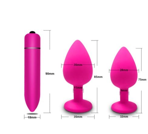 Anal Plug Butt Sex Toys for Women Men Soft Silicone Prostate Massager Mini Erotic Bullet Vibrator Anal Toys for Adults 18 - My StoreAnal Plug Butt Sex Toys for Women Men Soft Silicone Prostate Massager Mini Erotic Bullet Vibrator Anal Toys for Adults 1833sextoysMy StoreAP-L-PKAP - L - PKAnal Plug Butt Sex Toys for Women Men Soft Silicone Prostate Massager Mini Erotic Bullet Vibrator Anal Toys for Adults 18