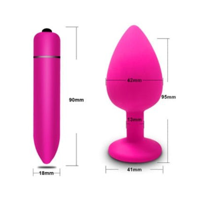 Anal Plug Butt Sex Toys for Women Men Soft Silicone Prostate Massager Mini Erotic Bullet Vibrator Anal Toys for Adults 18 - My StoreAnal Plug Butt Sex Toys for Women Men Soft Silicone Prostate Massager Mini Erotic Bullet Vibrator Anal Toys for Adults 1833sextoysMy StoreAP-L-PKAP - L - PKAnal Plug Butt Sex Toys for Women Men Soft Silicone Prostate Massager Mini Erotic Bullet Vibrator Anal Toys for Adults 18