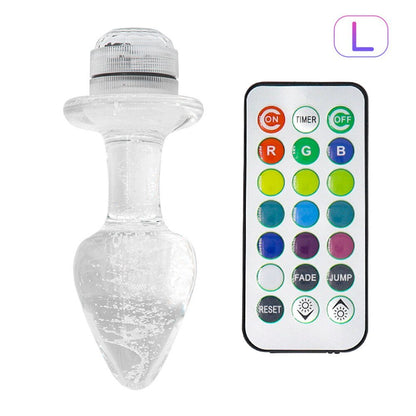 คริสตัล Anal Plug Vibrator Luminous Glass ปลั๊กไฟ LED รีโมทคอนโทรล Dildo ช่องคลอด Anal ของเล่นนวด Buttplugs - My Storeคริสตัล Anal Plug Vibrator Luminous Glass ปลั๊กไฟ LED รีโมทคอนโทรล Dildo ช่องคลอด Anal ของเล่นนวด Buttplugsthai - adultMy StoreSize Sคริสตัล Anal Plug Vibrator Luminous Glass ปลั๊กไฟ LED รีโมทคอนโทรล Dildo ช่องคลอด Anal ของเล่นนวด Buttplugs
