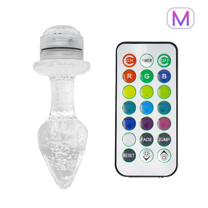 คริสตัล Anal Plug Vibrator Luminous Glass ปลั๊กไฟ LED รีโมทคอนโทรล Dildo ช่องคลอด Anal ของเล่นนวด Buttplugs - My Storeคริสตัล Anal Plug Vibrator Luminous Glass ปลั๊กไฟ LED รีโมทคอนโทรล Dildo ช่องคลอด Anal ของเล่นนวด Buttplugsthai - adultMy StoreSize Mคริสตัล Anal Plug Vibrator Luminous Glass ปลั๊กไฟ LED รีโมทคอนโทรล Dildo ช่องคลอด Anal ของเล่นนวด Buttplugs