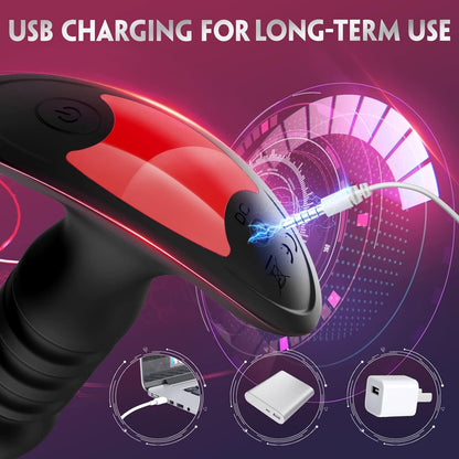 Anal Plug Vibrator with App Control Sex Toy for Men Women - Prostate Massager with 7 Thrusting & Vibrating Modes Adult Anal Vibrator Butt Stimulator Plug for Male Female (Black) - My StoreAnal Plug Vibrator with App Control Sex Toy for Men Women - Prostate Massager with 7 Thrusting & Vibrating Modes Adult Anal Vibrator Butt Stimulator Plug for Male Female (Black)thai - adultMy StoreAnal Plug Vibrator with App Control Sex Toy for Men Women - Prostate Massager with 7 Thrusting & Vibrating Modes Ad
