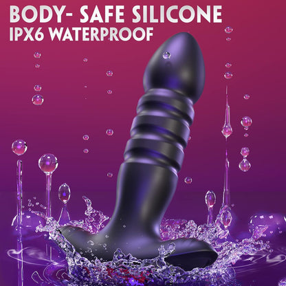 Anal Plug Vibrator with App Control Sex Toy for Men Women - Prostate Massager with 7 Thrusting & Vibrating Modes Adult Anal Vibrator Butt Stimulator Plug for Male Female (Black) - My StoreAnal Plug Vibrator with App Control Sex Toy for Men Women - Prostate Massager with 7 Thrusting & Vibrating Modes Adult Anal Vibrator Butt Stimulator Plug for Male Female (Black)thai - adultMy StoreAnal Plug Vibrator with App Control Sex Toy for Men Women - Prostate Massager with 7 Thrusting & Vibrating Modes Ad
