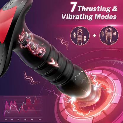 Anal Plug Vibrator with App Control Sex Toy for Men Women - Prostate Massager with 7 Thrusting & Vibrating Modes Adult Anal Vibrator Butt Stimulator Plug for Male Female (Black) - My StoreAnal Plug Vibrator with App Control Sex Toy for Men Women - Prostate Massager with 7 Thrusting & Vibrating Modes Adult Anal Vibrator Butt Stimulator Plug for Male Female (Black)thai - adultMy StoreAnal Plug Vibrator with App Control Sex Toy for Men Women - Prostate Massager with 7 Thrusting & Vibrating Modes Ad
