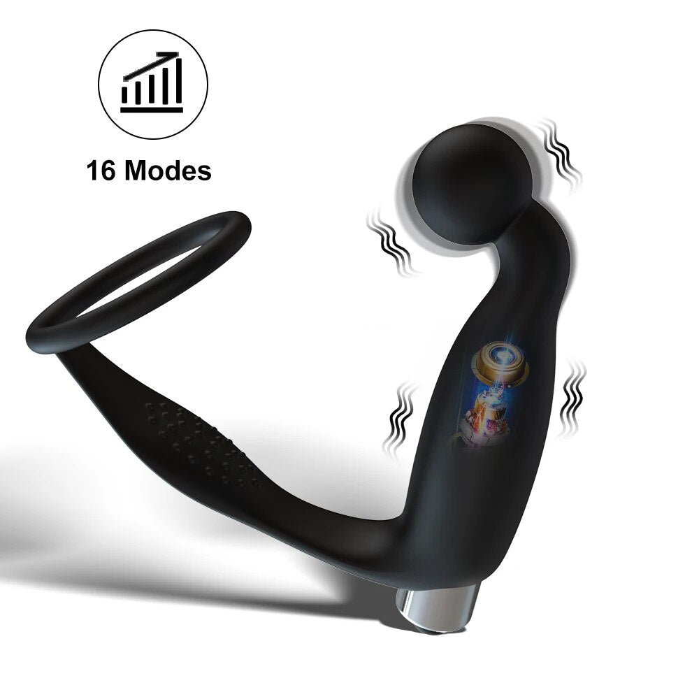 Anal Toy Prostate Male Vibrator Silicone Butt Plug Vibrator Sex Toys For Woman Anal Plug buttplug For Men Delay Ejaculation Ring - My StoreAnal Toy Prostate Male Vibrator Silicone Butt Plug Vibrator Sex Toys For Woman Anal Plug buttplug For Men Delay Ejaculation Ringthai - adultMy Store21053P01 - No BoxAnal Toy Prostate Male Vibrator Silicone Butt Plug Vibrator Sex Toys For Woman Anal Plug buttplug For Men Delay Ejaculation Ring