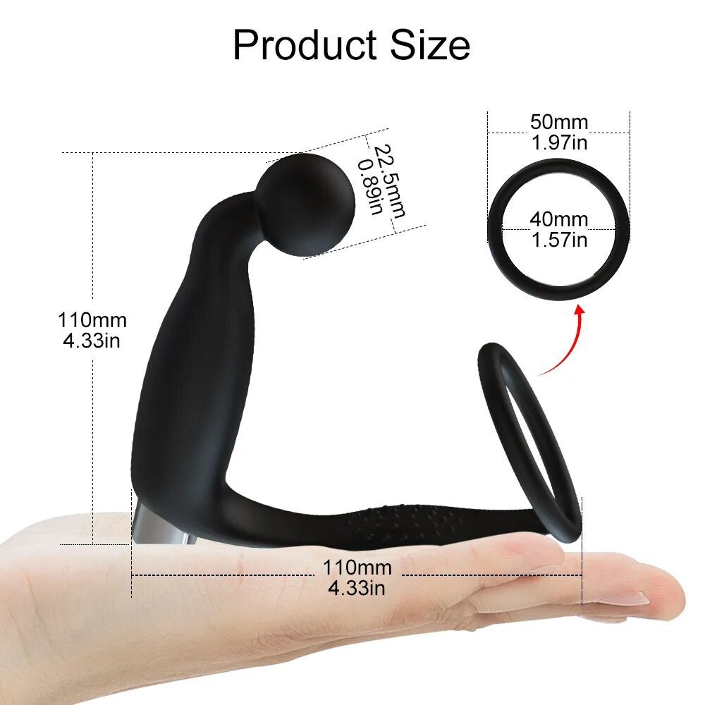 Anal Toy Prostate Male Vibrator Silicone Butt Plug Vibrator Sex Toys For Woman Anal Plug buttplug For Men Delay Ejaculation Ring - My StoreAnal Toy Prostate Male Vibrator Silicone Butt Plug Vibrator Sex Toys For Woman Anal Plug buttplug For Men Delay Ejaculation Ringthai - adultMy Store21053P01 - No BoxAnal Toy Prostate Male Vibrator Silicone Butt Plug Vibrator Sex Toys For Woman Anal Plug buttplug For Men Delay Ejaculation Ring