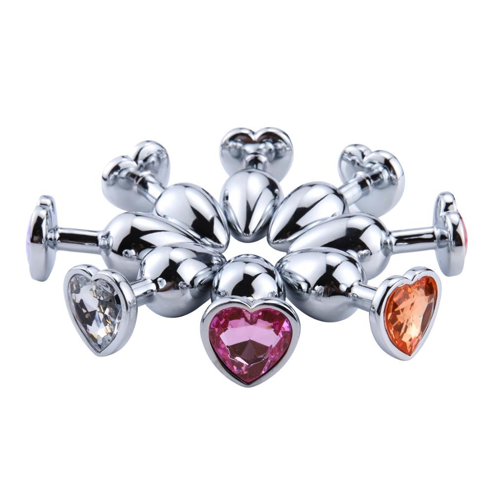 Anal Toys Heart - shaped Metal for Women Adult Sex Products Men Butt Plug Stainles Steel Anal Plugs Sex Vibrators Anal Dildo Toys - My StoreAnal Toys Heart - shaped Metal for Women Adult Sex Products Men Butt Plug Stainles Steel Anal Plugs Sex Vibrators Anal Dildo Toys33sextoysMy StoreS-black-28mmS - black28mmAnal Toys Heart - shaped Metal for Women Adult Sex Products Men Butt Plug Stainles Steel Anal Plugs Sex Vibrators Anal Dildo Toys