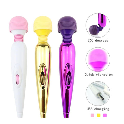 AV Vibrator Rechargeable Magic Wand Clit Massager Vagina Clitoris Stimulator Female Masturbation Adult Sex Toys for Women - My StoreAV Vibrator Rechargeable Magic Wand Clit Massager Vagina Clitoris Stimulator Female Masturbation Adult Sex Toys for Women33sextoysMy StoreHH19-WhiteWhiteAV Vibrator Rechargeable Magic Wand Clit Massager Vagina Clitoris Stimulator Female Masturbation Adult Sex Toys for Women