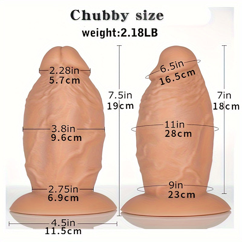 Extra-Large 7.5 Silicone Anal Dildo With Strong Suction Cup - Thick. No Balls For Deep Stretch & Pleasure - Waterproof. Latex-Free Adult Sex Toy For Experienced Men And Women Anal Sex Toy For Men Big Dildoes For Woman