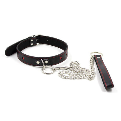 BDSM Adjustable PU Leather Chain Collar with Leash Sex Bondage Fetishs Necklace Adult Game for Woman Neck Ring Sex Toys - My StoreBDSM Adjustable PU Leather Chain Collar with Leash Sex Bondage Fetishs Necklace Adult Game for Woman Neck Ring Sex Toys33sextoysMy StoreBlackBlackBDSM Adjustable PU Leather Chain Collar with Leash Sex Bondage Fetishs Necklace Adult Game for Woman Neck Ring Sex Toys