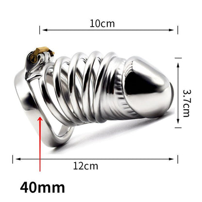 BDSM Adult Sex Toys Penis Cage Dick Ring Chastity Fetish Gay Slave Penis Extender Stainless Steel CB Lock Leten Scrotum - My StoreBDSM Adult Sex Toys Penis Cage Dick Ring Chastity Fetish Gay Slave Penis Extender Stainless Steel CB Lock Leten Scrotum33sextoysMy Storearc 40mmarc 40mmBDSM Adult Sex Toys Penis Cage Dick Ring Chastity Fetish Gay Slave Penis Extender Stainless Steel CB Lock Leten Scrotum