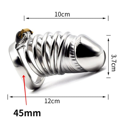 BDSM Adult Sex Toys Penis Cage Dick Ring Chastity Fetish Gay Slave Penis Extender Stainless Steel CB Lock Leten Scrotum - My StoreBDSM Adult Sex Toys Penis Cage Dick Ring Chastity Fetish Gay Slave Penis Extender Stainless Steel CB Lock Leten Scrotum33sextoysMy Storearc 50mmarc 50mmBDSM Adult Sex Toys Penis Cage Dick Ring Chastity Fetish Gay Slave Penis Extender Stainless Steel CB Lock Leten Scrotum