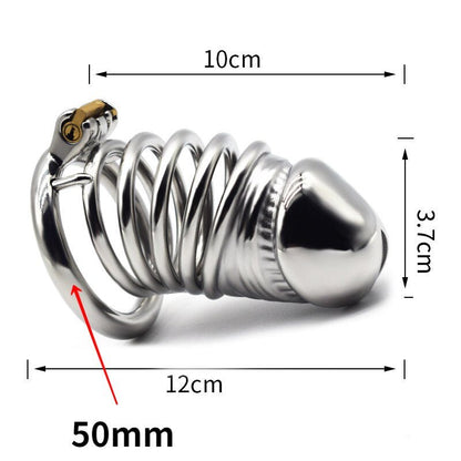 BDSM Adult Sex Toys Penis Cage Dick Ring Chastity Fetish Gay Slave Penis Extender Stainless Steel CB Lock Leten Scrotum - My StoreBDSM Adult Sex Toys Penis Cage Dick Ring Chastity Fetish Gay Slave Penis Extender Stainless Steel CB Lock Leten Scrotum33sextoysMy StoreRound shape 50mmRound shape 50mmBDSM Adult Sex Toys Penis Cage Dick Ring Chastity Fetish Gay Slave Penis Extender Stainless Steel CB Lock Leten Scrotum