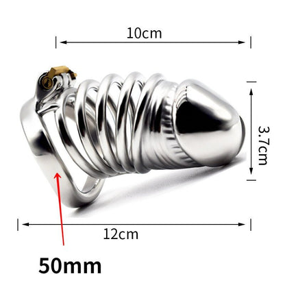 BDSM Adult Sex Toys Penis Cage Dick Ring Chastity Fetish Gay Slave Penis Extender Stainless Steel CB Lock Leten Scrotum - My StoreBDSM Adult Sex Toys Penis Cage Dick Ring Chastity Fetish Gay Slave Penis Extender Stainless Steel CB Lock Leten Scrotum33sextoysMy Storearc 50mmarc 50mmBDSM Adult Sex Toys Penis Cage Dick Ring Chastity Fetish Gay Slave Penis Extender Stainless Steel CB Lock Leten Scrotum