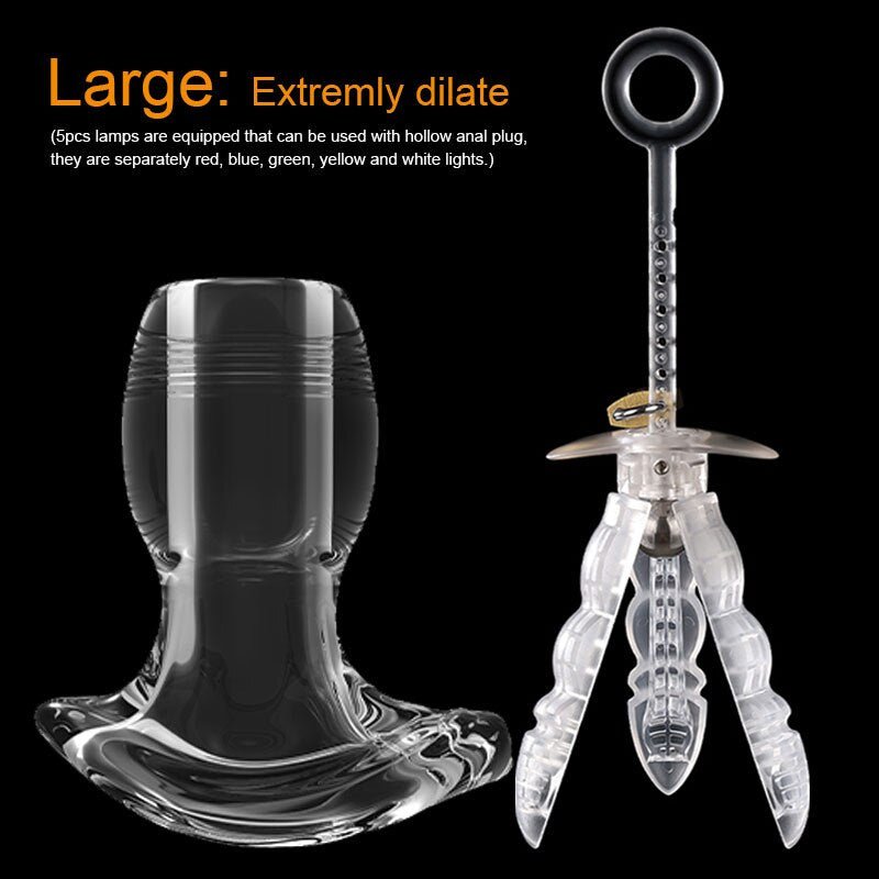 Bdsm Anal Dilator Hollow Anal Plug Glowing Dildo Big Butt Plug with Led Buttplug Men Prostate Massage Sex Toys Vagina Extender - My StoreBdsm Anal Dilator Hollow Anal Plug Glowing Dildo Big Butt Plug with Led Buttplug Men Prostate Massage Sex Toys Vagina Extender33sextoysMy StoreS anal dilator kitS anal dilator kitBdsm Anal Dilator Hollow Anal Plug Glowing Dildo Big Butt Plug with Led Buttplug Men Prostate Massage Sex Toys Vagina Extender
