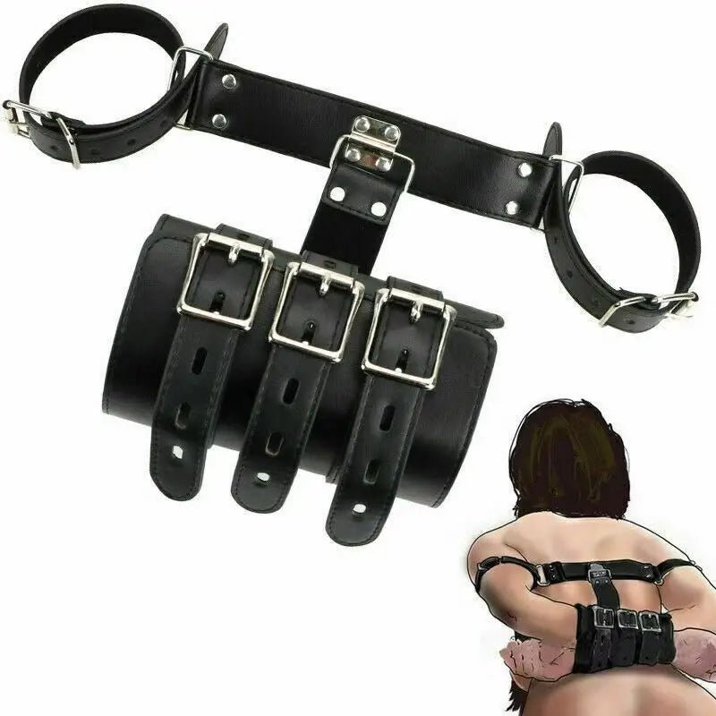 BDSM Bondage Body Restraints Reverse Back Handcuffs Adult Products Sex Game PU Leather Cuffs Sex Toys for Women Couples - My StoreBDSM Bondage Body Restraints Reverse Back Handcuffs Adult Products Sex Game PU Leather Cuffs Sex Toys for Women Couplesthai - adultMy StoreblackBDSM Bondage Body Restraints Reverse Back Handcuffs Adult Products Sex Game PU Leather Cuffs Sex Toys for Women Couples