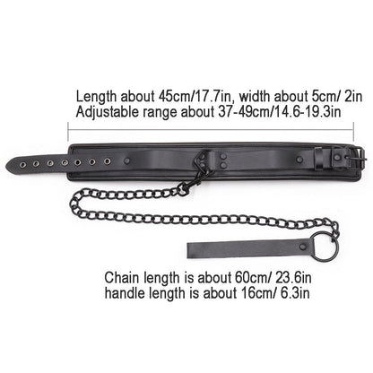 Bdsm Bondage Collar Genuine Leather and Iron Chain Link Metal Hole Slave Collars for Women Sex Toys for Couples Sex Restraints - My StoreBdsm Bondage Collar Genuine Leather and Iron Chain Link Metal Hole Slave Collars for Women Sex Toys for Couples Sex Restraints33sextoysMy StoreBlackBlackBdsm Bondage Collar Genuine Leather and Iron Chain Link Metal Hole Slave Collars for Women Sex Toys for Couples Sex Restraints