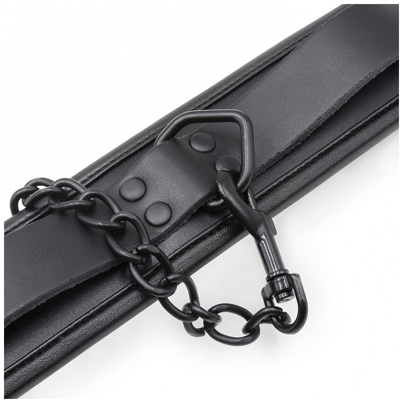 Bdsm Bondage Collar Genuine Leather and Iron Chain Link Metal Hole Slave Collars for Women Sex Toys for Couples Sex Restraints - My StoreBdsm Bondage Collar Genuine Leather and Iron Chain Link Metal Hole Slave Collars for Women Sex Toys for Couples Sex Restraints33sextoysMy StoreBlackBlackBdsm Bondage Collar Genuine Leather and Iron Chain Link Metal Hole Slave Collars for Women Sex Toys for Couples Sex Restraints