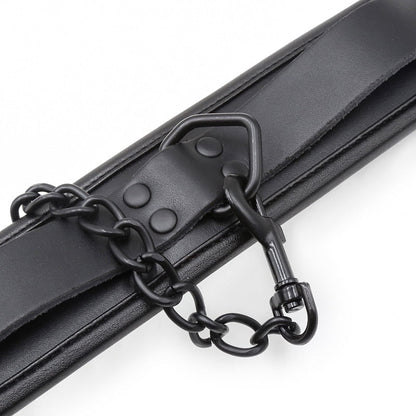 Bdsm Bondage Collar Genuine Leather and Iron Chain Link Metal Hole Slave Collars for Women Sex Toys for Couples Sex Restraints - My StoreBdsm Bondage Collar Genuine Leather and Iron Chain Link Metal Hole Slave Collars for Women Sex Toys for Couples Sex Restraints33sextoysMy StoreBlackBlackBdsm Bondage Collar Genuine Leather and Iron Chain Link Metal Hole Slave Collars for Women Sex Toys for Couples Sex Restraints