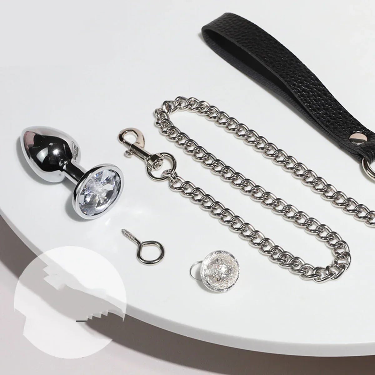 BDSM Bondage Gear Collar Leash Butt Plug Set SM Slave Butt Plug with Ring Bell Chain Slave Leashes Adult Couple Porn Games Kits - My StoreBDSM Bondage Gear Collar Leash Butt Plug Set SM Slave Butt Plug with Ring Bell Chain Slave Leashes Adult Couple Porn Games Kitsthai - adultMy StoreLeash Butt PlugBDSM Bondage Gear Collar Leash Butt Plug Set SM Slave Butt Plug with Ring Bell Chain Slave Leashes Adult Couple Porn Games Kits