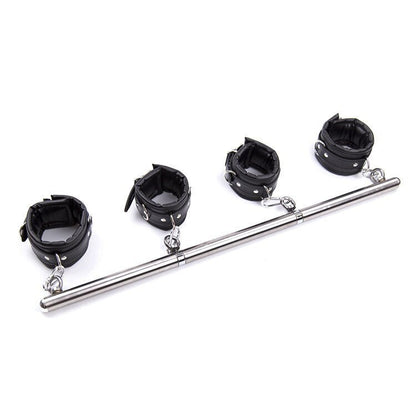 Bdsm Bondage Removable Stainless Steel Spreader Bar Sex Slave Hand Cuffs Ankle Cuff Open Leg Restraint SM Cosplay Couple Sex Toy - My StoreBdsm Bondage Removable Stainless Steel Spreader Bar Sex Slave Hand Cuffs Ankle Cuff Open Leg Restraint SM Cosplay Couple Sex Toy33sextoysMy StoreBlack setBlack setBdsm Bondage Removable Stainless Steel Spreader Bar Sex Slave Hand Cuffs Ankle Cuff Open Leg Restraint SM Cosplay Couple Sex Toy