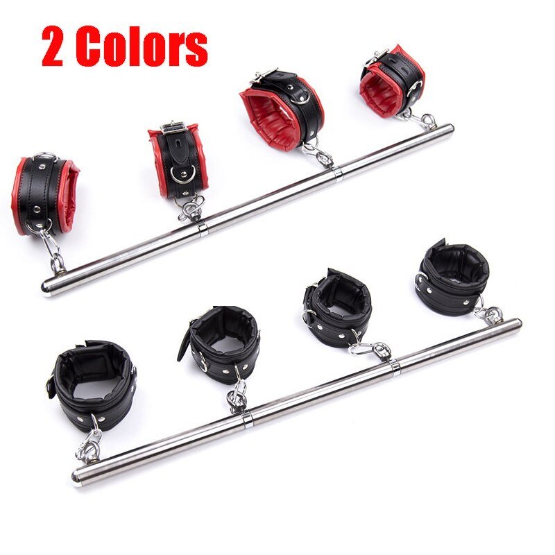 Bdsm Bondage Removable Stainless Steel Spreader Bar Sex Slave Hand Cuffs Ankle Cuff Open Leg Restraint SM Cosplay Couple Sex Toy - My StoreBdsm Bondage Removable Stainless Steel Spreader Bar Sex Slave Hand Cuffs Ankle Cuff Open Leg Restraint SM Cosplay Couple Sex Toy33sextoysMy StoreRed Hand CuffsRed Hand CuffsBdsm Bondage Removable Stainless Steel Spreader Bar Sex Slave Hand Cuffs Ankle Cuff Open Leg Restraint SM Cosplay Couple Sex Toy