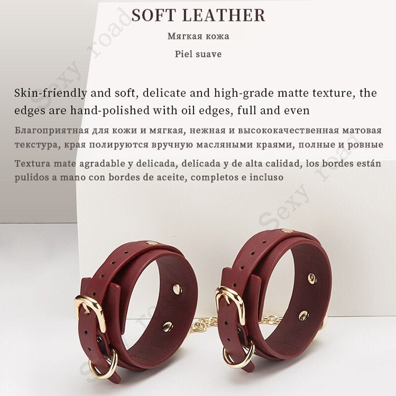 BDSM ชุดเครื่องราง Bundle Bondage หนังชุดยับยั้งชั่งใจทาส Handcuffs ห่วง Whip สุนัข Slave เกมสำหรับผู้ใหญ่ - My StoreBDSM ชุดเครื่องราง Bundle Bondage หนังชุดยับยั้งชั่งใจทาส Handcuffs ห่วง Whip สุนัข Slave เกมสำหรับผู้ใหญ่thai - adultMy StorebrownBDSM ชุดเครื่องราง Bundle Bondage หนังชุดยับยั้งชั่งใจทาส Handcuffs ห่วง Whip สุนัข Slave เกมสำหรับผู้ใหญ่