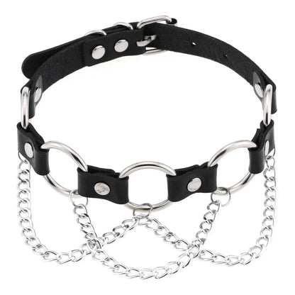BDSM Different Style Fashion Punk Men Torques Necklace Gothic PU Leather Choker Collar Necklace Women Body Chain - My StoreBDSM Different Style Fashion Punk Men Torques Necklace Gothic PU Leather Choker Collar Necklace Women Body Chainthai - adultMy Storeblack - starBDSM Different Style Fashion Punk Men Torques Necklace Gothic PU Leather Choker Collar Necklace Women Body Chain